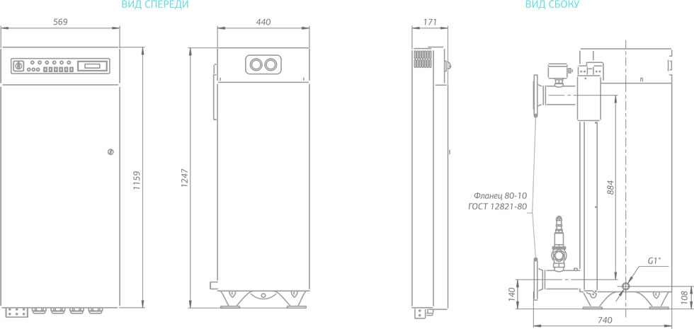 Проточный водонагреватель 300 кВт Мастер Невский