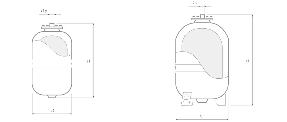 Расширительный бак на 8 литров для котлов