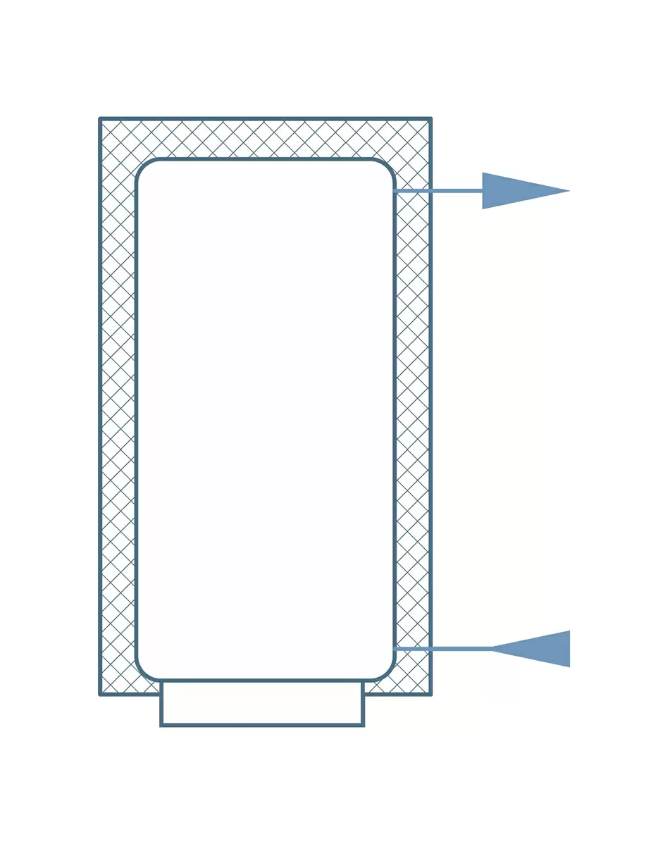 Схема обвязки аккумуляционной ёмкости